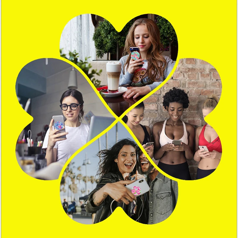 Universal Abs Finger Ring Holder And Expanding Phone Stand