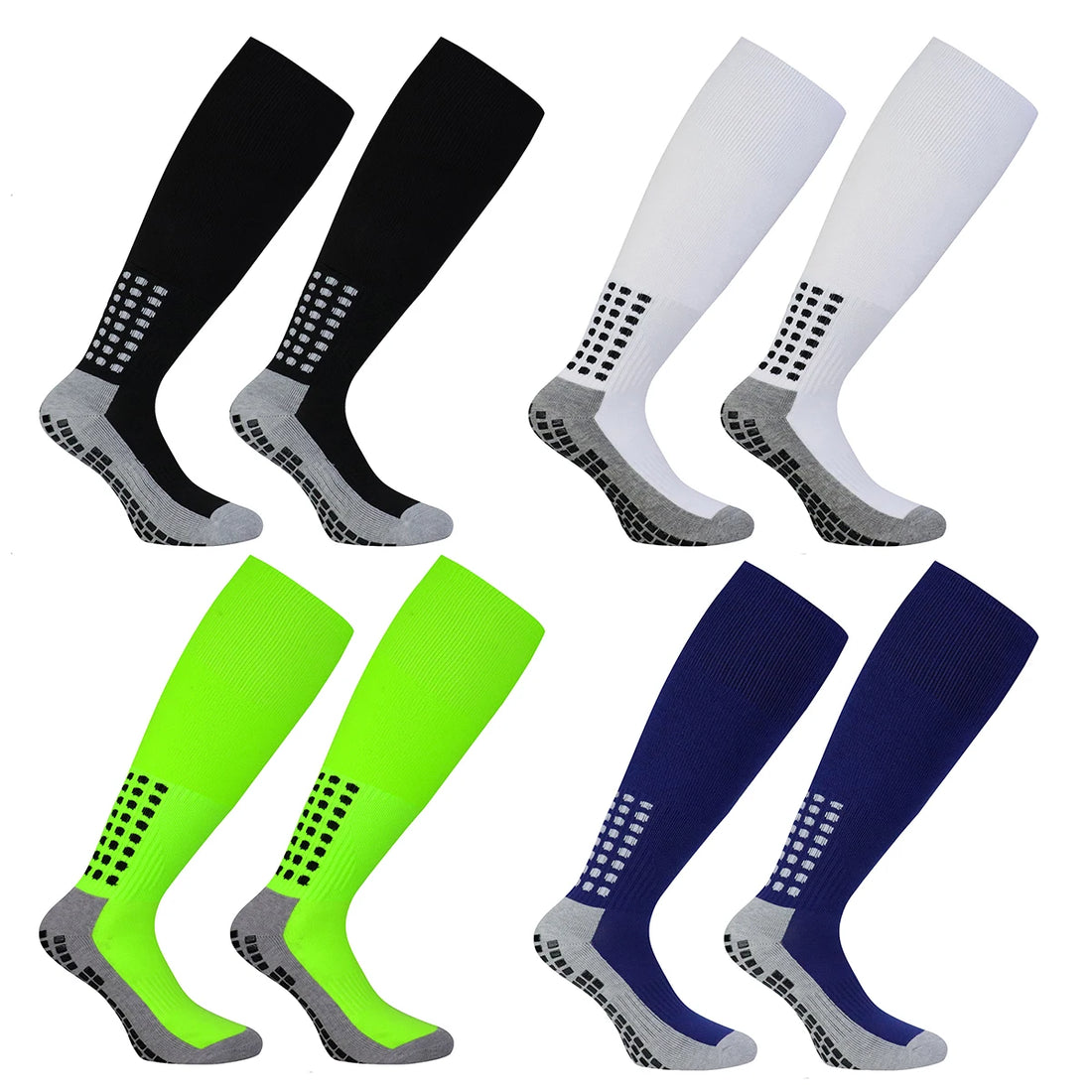 Long Football Socks Men's Long Tube Professional Training Soccer Socks Thickened Silicone Non-Slip Towel Bottom Sports Socks - Buy online at  Vibe In Cart.
