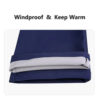 Women's High Waist Fleece Golf Pants Windproof Flared