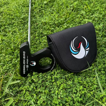 High MOI Golf Putter with CNC Milled Zinc Alloy Head and Center Hole Design