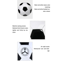 PU Leather Machine-stitched Football Ball Competition Soccer Balls Pressure Proof Size 5 Portable Sports Accessories Red White - Buy online at  Vibe In Cart.