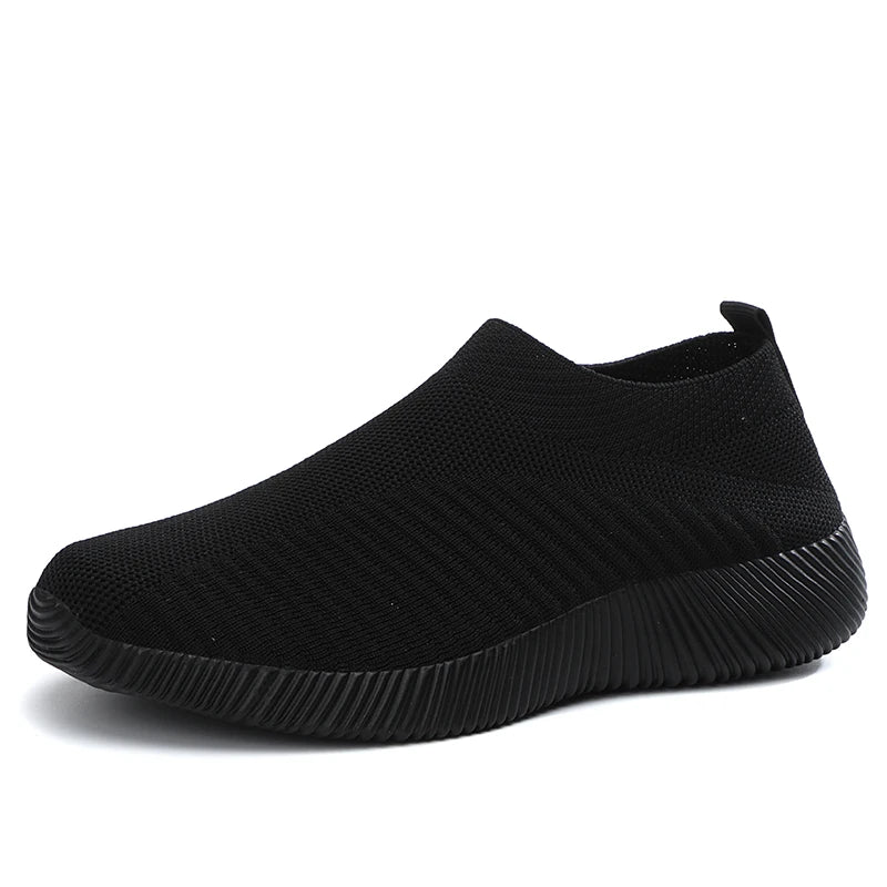 Women's Solid Color Sneakers Breathable Mesh Woven Outdoor Lightweight Low Top Walking Running Sports Socks Shoes - Buy online at  Vibe In Cart.