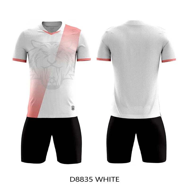 Unisex Soccer Uniform Jersey and Shorts Set for Futsal Training