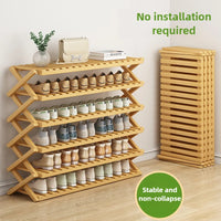 Free installation at home doorstep, simple multi-level rental house, shoe cabinet, dormitory storage, folding shoe rack - Buy online at  Vibe In Cart.