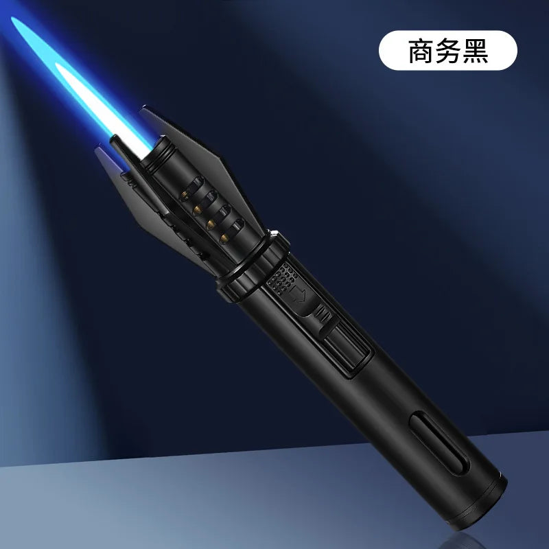 Windproof Butane Gas Torch Lighter for Kitchen and Cigar Use