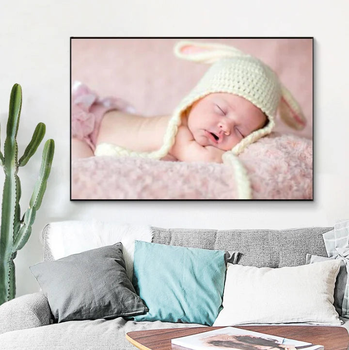 Personalized Gift Custom Poster Any Size Print Canvas Wall Art with Your Photo Painting Decoration Picture for Living Room - Buy online at  Vibe In Cart.