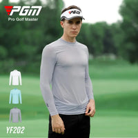 PGM Mens Sun Protection Golf Shirt Underwear Long Sleeve Golf Shirt Cooling Ice Silk T-shirts Anti-UV Soft Golf Apparel For Men - Buy online at  Vibe In Cart.