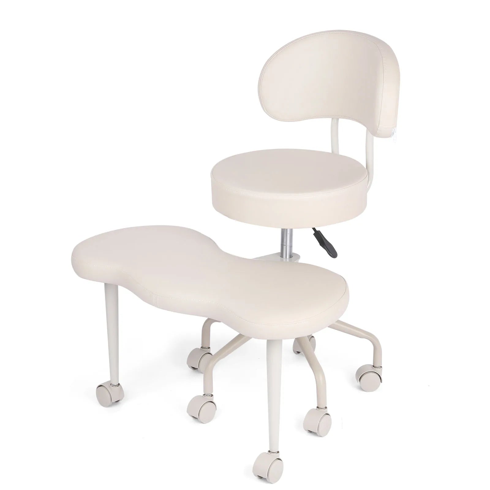 Cross Desk Chair with Lumbar Support and Height Adjustable,Desk Chair for Adults,Legged Office Chair with Wheels - Buy online at  Vibe In Cart.