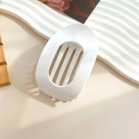 Plastic Hair Claw Clip for Women with Curved Design