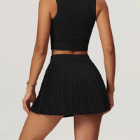 Women's fashion 2-in-1 golf tennis skirt pleated fitness suit with inner pocket, women's sexy style - Buy online at  Vibe In Cart.
