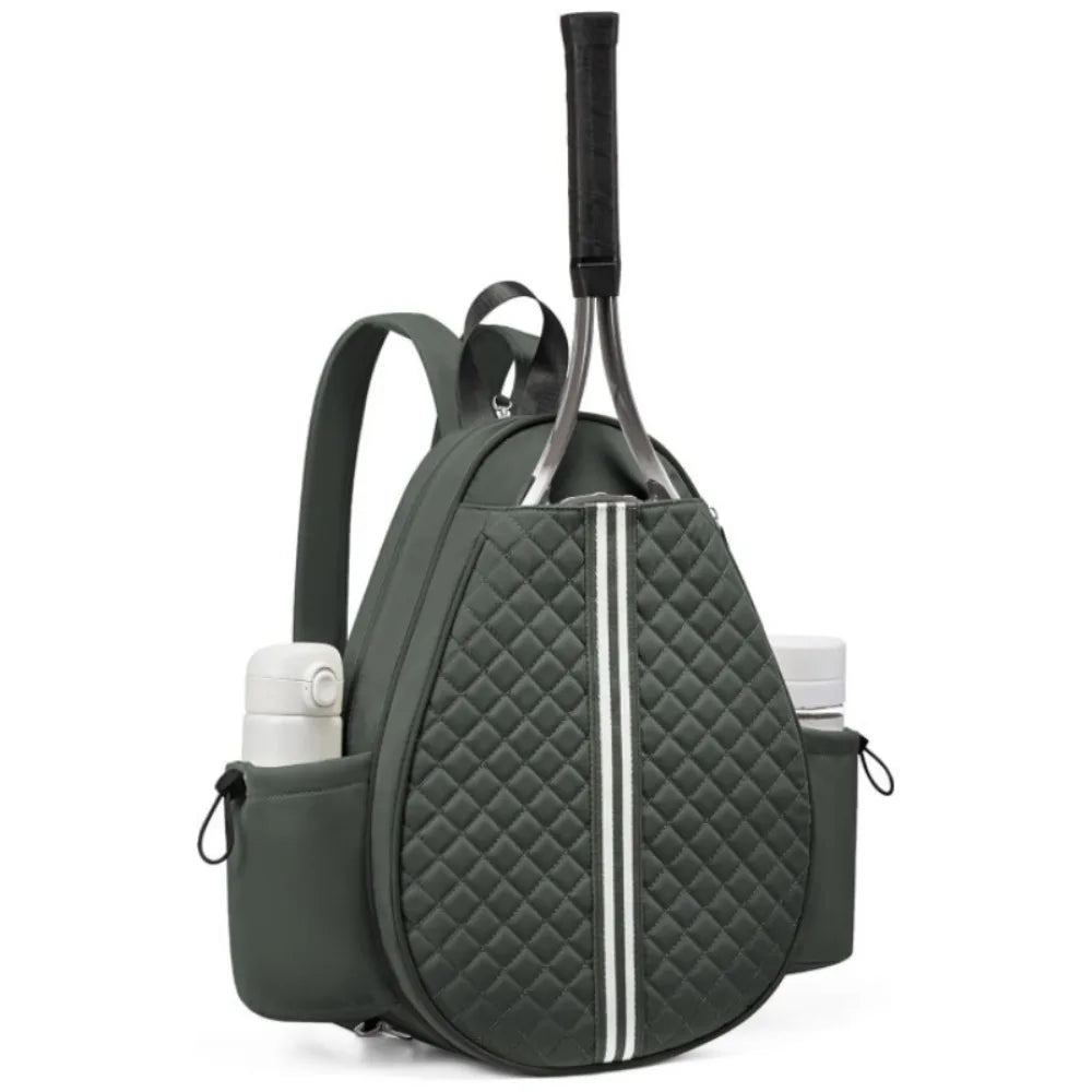 Zipper Closure Tennis Bag Large Capacity Waterproof Tennis Crossbody Bag Adjustable Strap Polyester Tennis Racket Backpack - Buy online at  Vibe In Cart.
