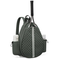 Zipper Closure Tennis Bag Large Capacity Waterproof Tennis Crossbody Bag Adjustable Strap Polyester Tennis Racket Backpack - Buy online at  Vibe In Cart.