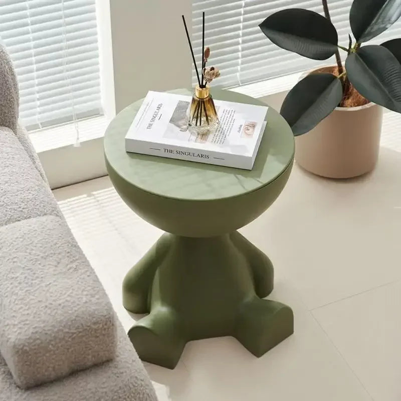 Light Luxury Cartoon Sofa Edge Table Creative Flat Head Coffee Table Small Household Plastic Coffee Table Furniture Side Table - Buy online at  Vibe In Cart.