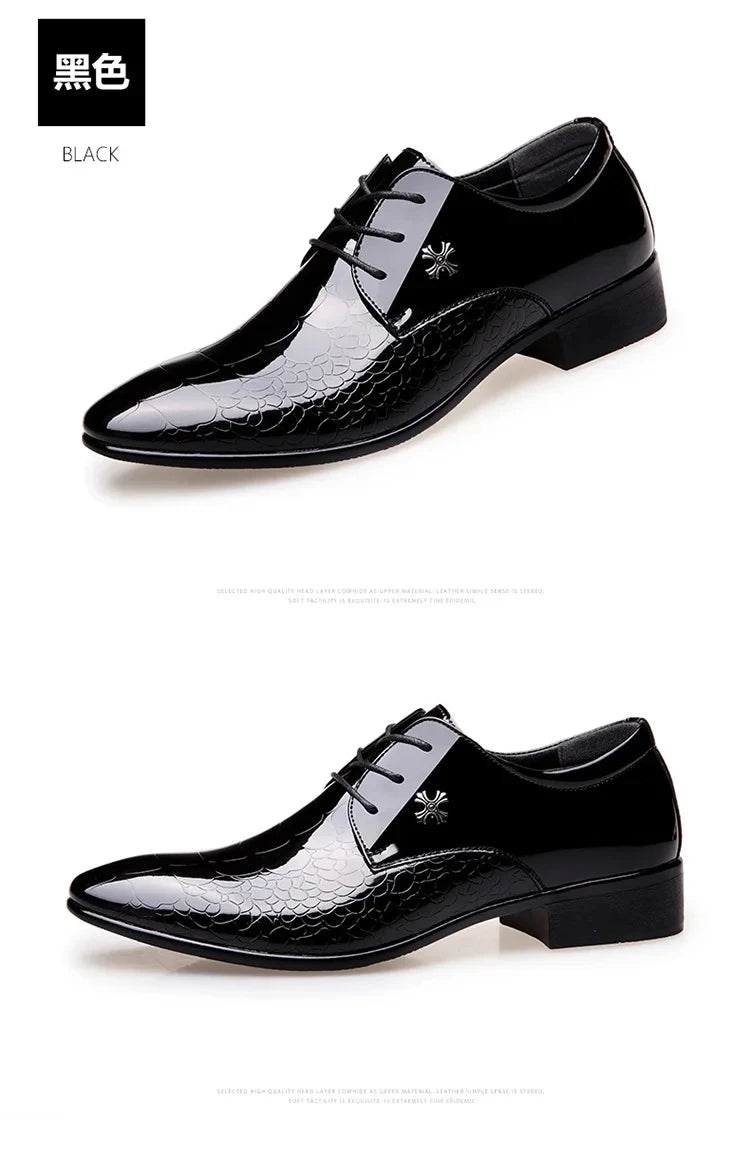 Men's  Leather Shoes Black Soft Leather Soft Bottom Spring And Autumn Best Man Men's Business Formal Wear plus size 38-48 - Buy online at  Vibe In Cart.