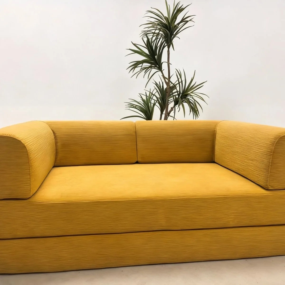 Italian Compressed Sofa Minimalist Retro Corduroy Sofa Bed Lounge Modular Couch Foldable Washable Customizable for Living Room - Buy online at  Vibe In Cart.