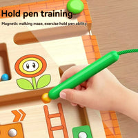 Children's Magnetic Maze Walking Ball Baby Concentration Training, Writing Logic Thinking 3 year Old Early Education Puzzle To - Buy online at  Vibe In Cart.