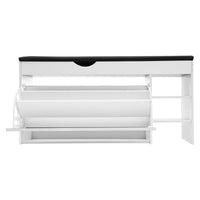 3-Tier Shoe Bench Rack W/Cushioned Seat Hidden Drawers Shoes Storage Cabinet for Home Entrance - Buy online at  Vibe In Cart.