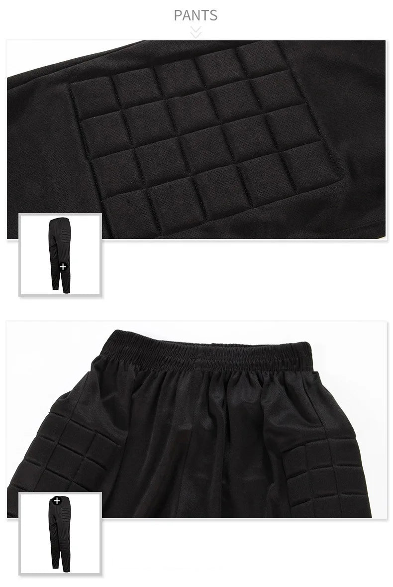 kids Soccer Goalkeeper Jersey Set Child Boy Football Goalkeeper Clothing Long Sleeve Sponge Protector Football Uniforms - Buy online at  Vibe In Cart.