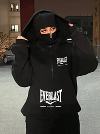 New Double Hooded fleece Women's Balaclava Hoodie Zipper Warmth Autumn/Winter Men's Clothing Masks Men's/Women's Same Style - Buy online at  Vibe In Cart.