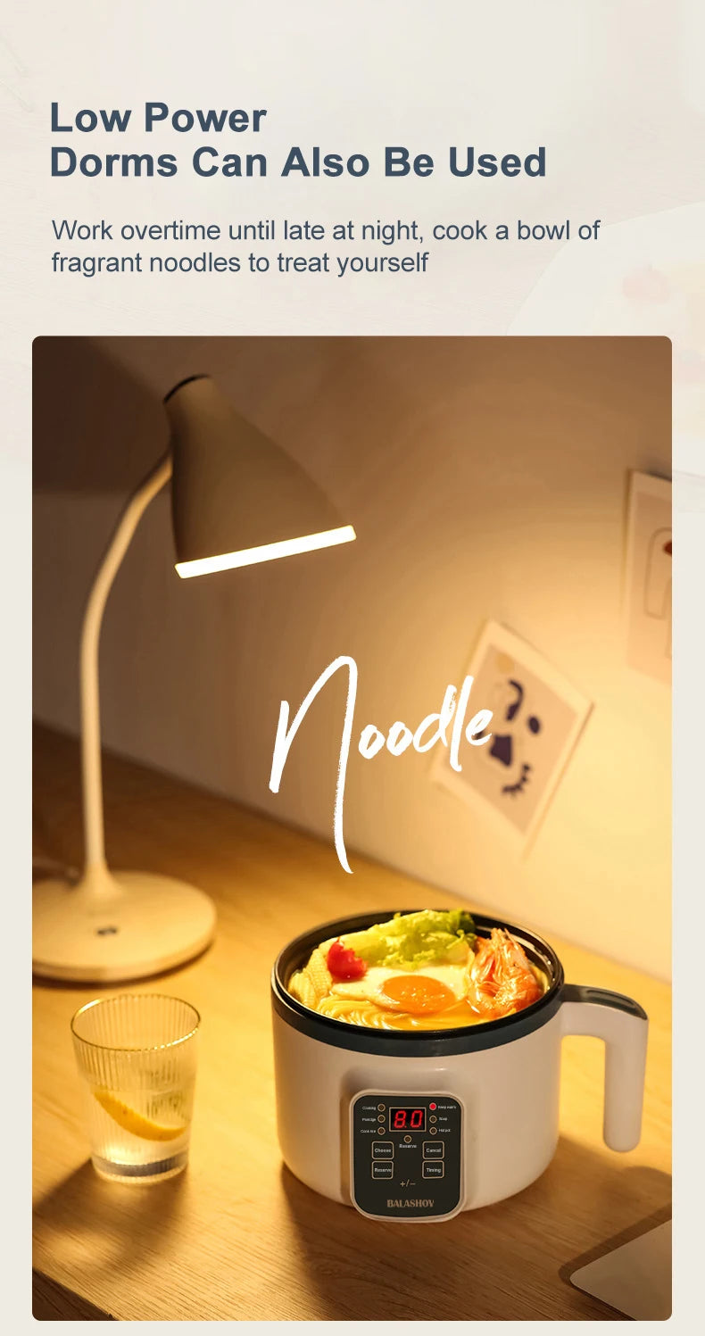 Electric Rice Cooker Multicooker Multifunction Pot Mini Hotpot Pan Soup Home Appliances for The Kitchen Pots Offers 1-2 People - Buy online at  Vibe In Cart.