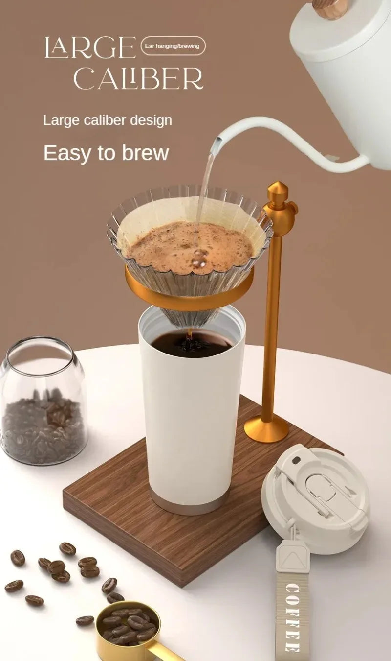 Large Capacity Ceramic Vacuum Flasks Reusable Double Wall Thermoses Stainless Steel Coffee Mug Insulated Cup Home Drinkware - Buy online at  Vibe In Cart.