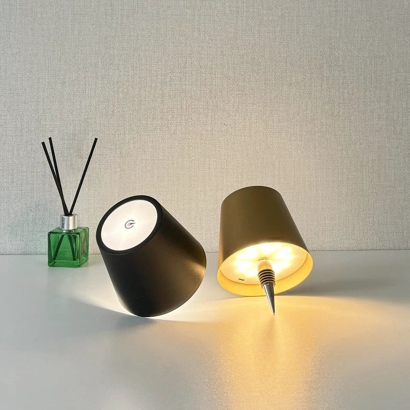 Wireless LED Wine Bottle Light Rechargeable Vases Table Lamp Touch Switch Night Light for Cafe Bar Club Hotel Restaurant Decor - Buy online at  Vibe In Cart.