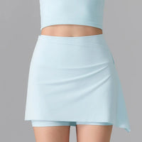 Women's 2-in-1 Anti-Sheer Elastane Sports Skort for Running and Yoga