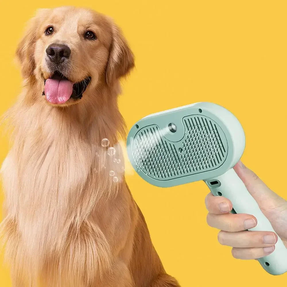 Pet Spray Hair Comb Pet Hair Remover Cleaning Brush Cats Grooming Dog Accessories Tools Dematting Water Mist Humidifier Comb - Buy online at  Vibe In Cart.