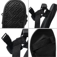 Black Men's Outdoor Casual Arch Support Sandals Anti-Slip Breathable Beach Holiday Sports Sandals for Summer Walking Size 40-45 - Buy online at  Vibe In Cart.