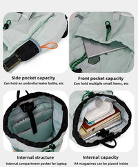 Portable Tennis badminton Racket Bag Versatile for outdoor use Lightweight Drawstring Back pack for Men and Women Hiking Bag - Buy online at  Vibe In Cart.