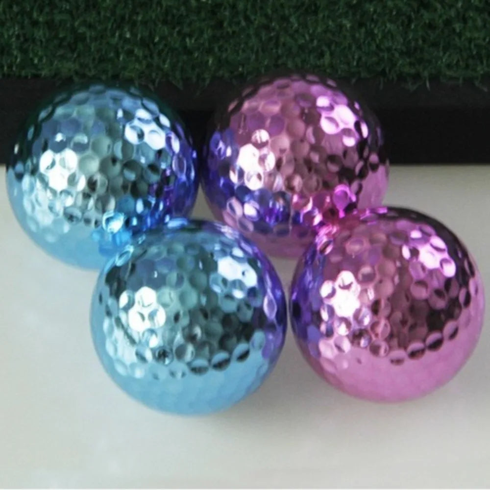 Golf Plated Balls Double Layer Competition Balls Gold Plated Balls Gift Balls Gold Plated Silver Plated Blue Plated Powder Balls - Buy online at  Vibe In Cart.