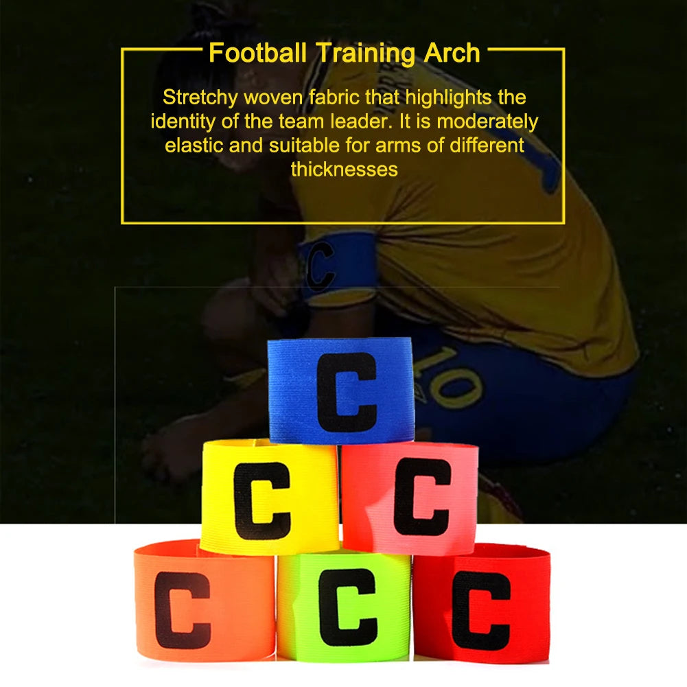 Football Captain Armband Professional Captain Arm Band Bracelet Adjustable Bright Color Soccer Training Accessories - Buy online at  Vibe In Cart.