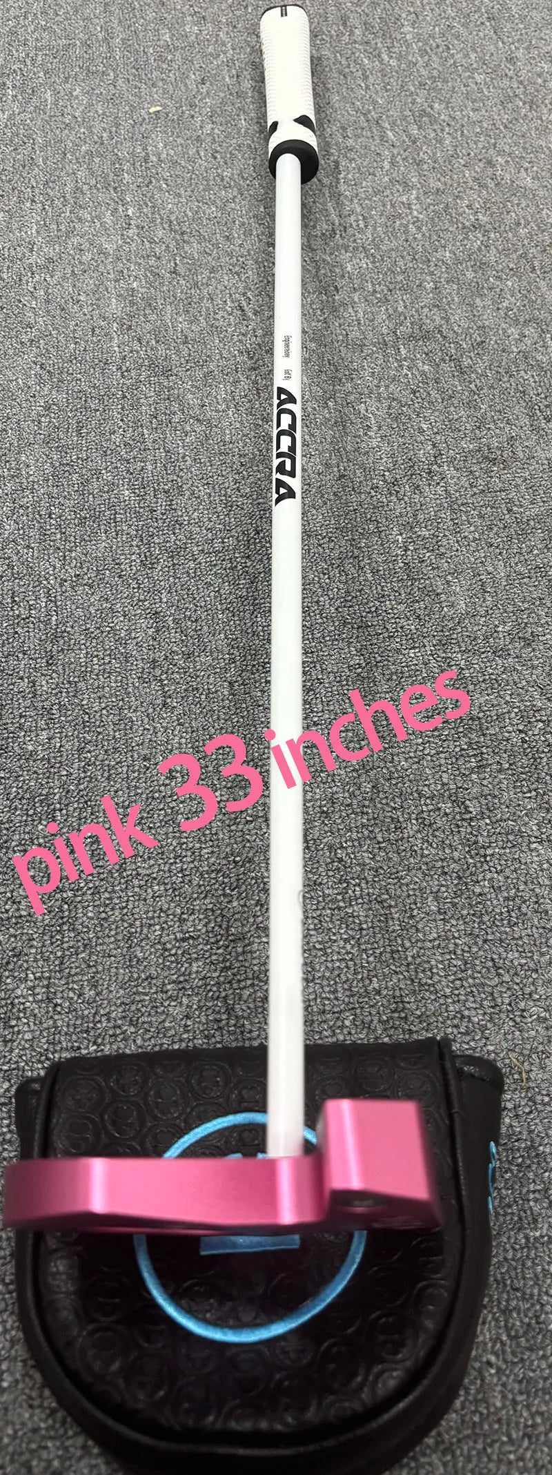 Right-Handed Golf Putter, 33-36 Inch, Graphite Shaft, 2 Degree Offset