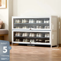 Multi-Layer Shoe Cabinet with Dustproof Large-Capacity Design