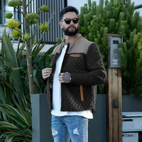 Men's Jackets Winter Warm Bomber Quilted Coat Lightweight Business Casual Button Down Clothing Waterproof Warm Jackets US Size - Buy online at  Vibe In Cart.