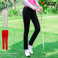 Women's Full Length Waterproof Golf Pants with High Elasticity and Warm Fleece