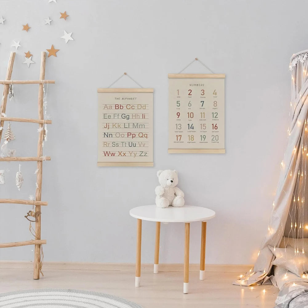 Magnetic Frames Teak Pine Wood Picture Poster Hanger Frame For Wall Art Canvas Print Painting Kids Room Home Decor 30x40 40x60CM - Buy online at  Vibe In Cart.