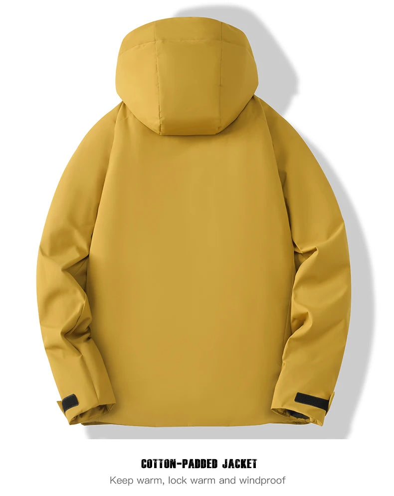 EUMERGX Men's Women's Winter Coat Waterproof Windproof Warm Fleece Jacket Unisex Hiking Camping Skiing Climbing Windbreaker - Buy online at  Vibe In Cart.