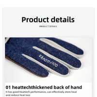 1 Pair Men Winter Warm Fleece Golf Gloves Outdoor Sports Touch Screen Gloves Non-slip Full Fingers Mittens Palm Protection - Buy online at  Vibe In Cart.