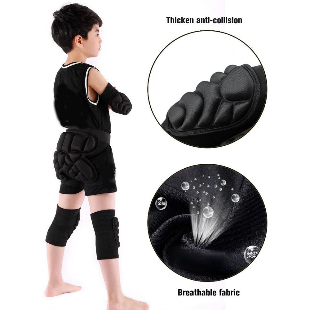 1 Pair Kids Sports Thick Sponge Knee Pads Elbow Sleeves Guard Collision Avoidance Protective Kneepads for Skate Soccer Football - Buy online at  Vibe In Cart.