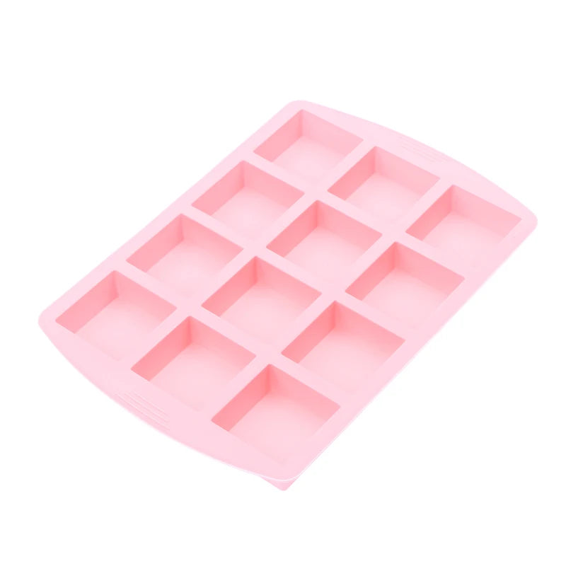 12Cavity Square Silicone Molds For DIY Brownie Bites Fudges Cakes Candy Jelly Bakeware For Kids Baking Decorating Mold - Buy online at  Vibe In Cart.