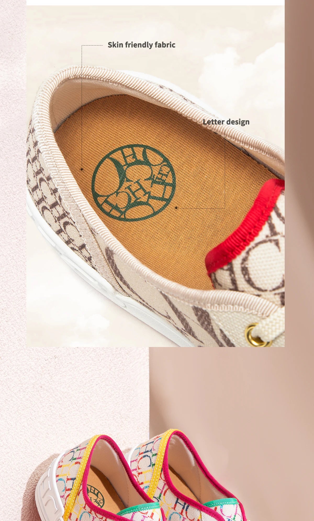 C-H Women's Casual Shoes  Autumn New Comfortable Canvas Shoes Skeleton Correction Woman Walking Shoes - Buy online at  Vibe In Cart.