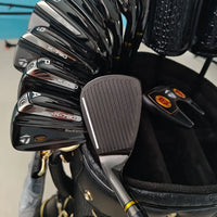 9-Piece Right Handed Golf Irons Set in Black with Graphite Shaft