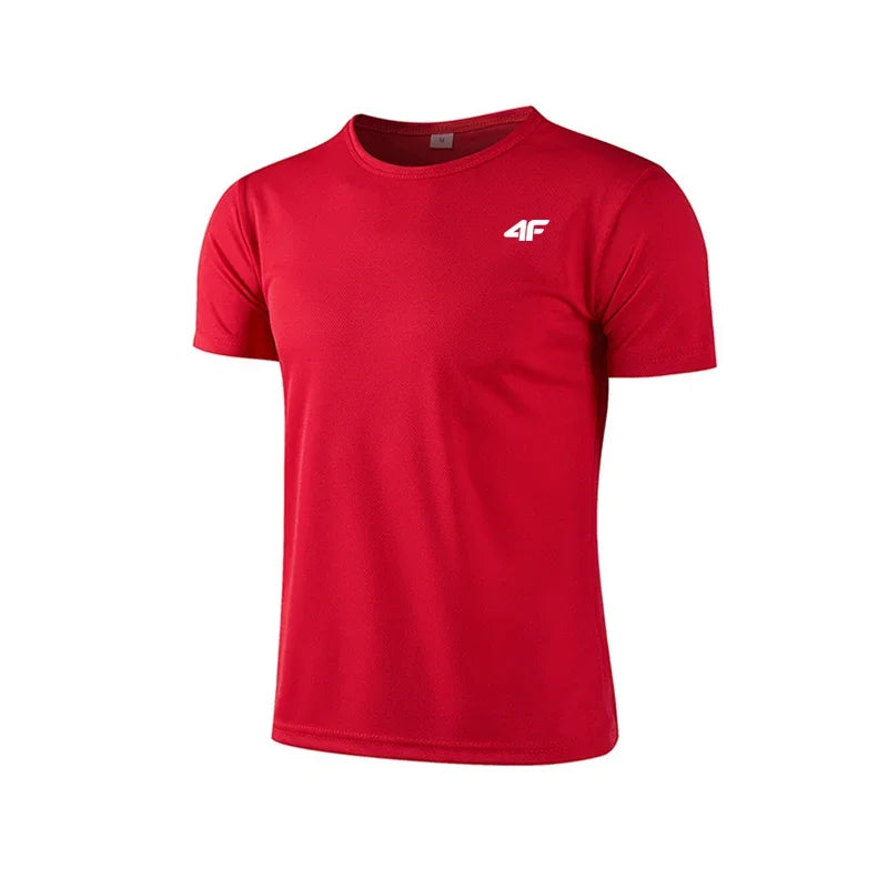 Men's Summer Exercise Trainning T-shirt High Quality Breathable Quick Dry Short Sleeved Top Marathon Gym Fitness Basketball Tees - Buy online at  Vibe In Cart.