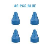 Colorful Windproof PVC Marker Cones for Soccer Training, 20/40/60 Pack