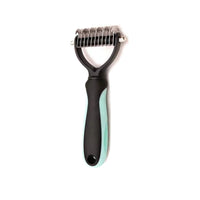 Stainless Steel Deshedding Brush for Dog Grooming and Hair Removal