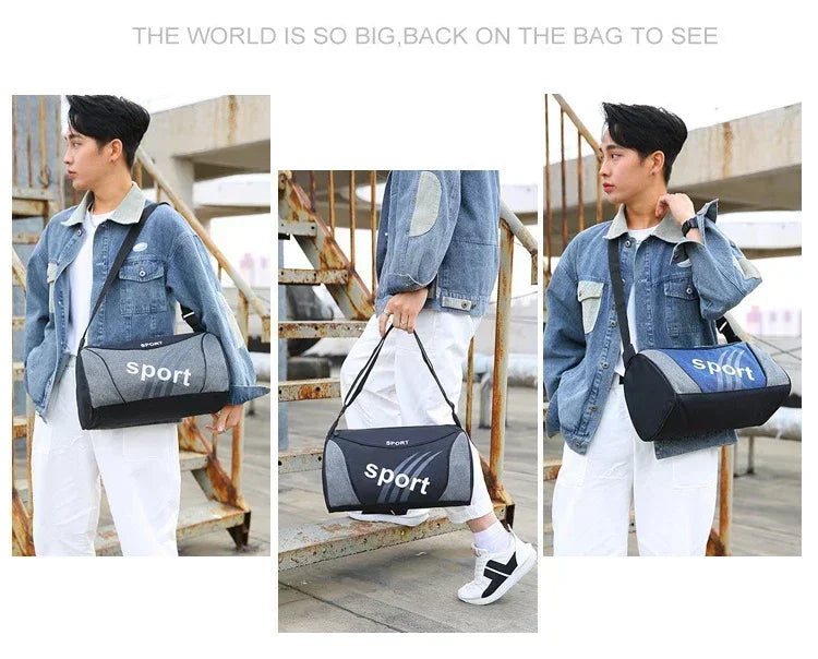 Women's & Men's Gym Bag Unisex Outdoor Crossbody Shoulder Backpack Personalized Duffel Overnight Travel Yoga Sports Bag - Buy online at  Vibe In Cart.