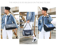 Women's & Men's Gym Bag Unisex Outdoor Crossbody Shoulder Backpack Personalized Duffel Overnight Travel Yoga Sports Bag - Buy online at  Vibe In Cart.