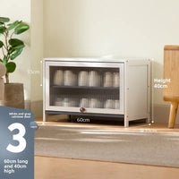 Multi-Layer Shoe Cabinet with Dustproof Large-Capacity Design