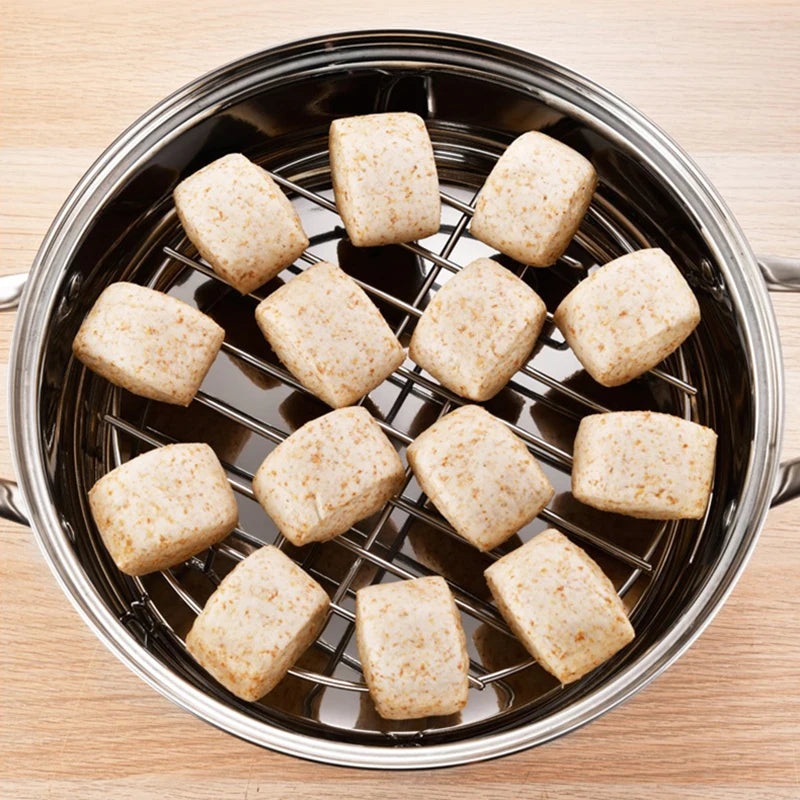 Stainless Steel Cookware Steamer Rack Cooking Baking Pot Stand Airfryer Grill Food Accessories Kitchen Steaming Racks - Buy online at  Vibe In Cart.